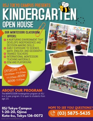 Kindergarten Open House | India International School in Japan